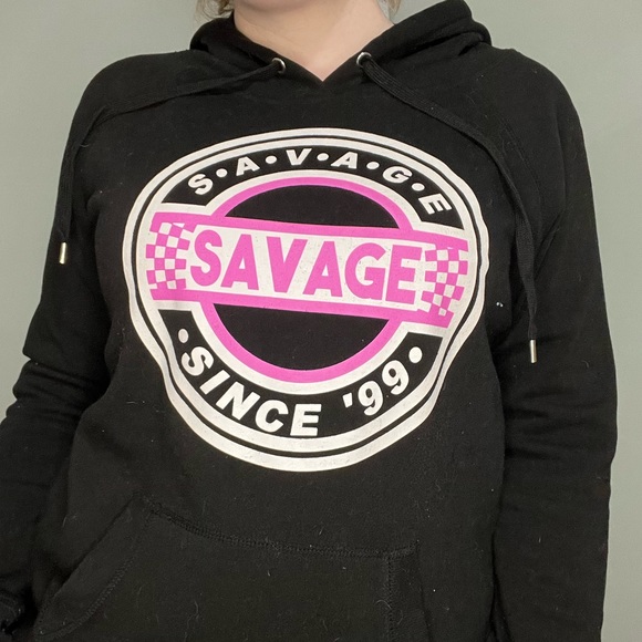 Cozy bonfire sweater checkered SAVAGE - Picture 6 of 6